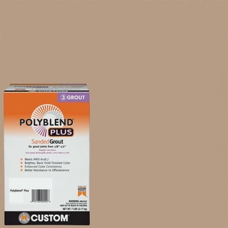polyblend grout tobacco brown HP #52 25 lbs. High Performance Fine Aggregate Polyblend Plus has all of the great features of original Polyblend Custom Building Products Polyblend HP