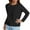 Black, variant on Lmnyox Basic Crew Neck Sweatshirts for Women Casual Long Sleeve Solid Pullover Shirts Loose Athletic Tops