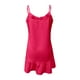 thumbnail image 3 of WILLBEST Vestidos De Verano Falda Playera Informal Con Volantes Para Mujer, Sin Mangas, Con Capucha Y Tirantes Ajustables, Falda Informal De Color Liso Para Vacaciones, Tallas S Y Xxl, 3 of 3