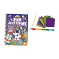 thumbnail image 2 of Manualidades con papel de aluminio para niños, libros para colorear, suministros de arte, regalos de cumpleaños, libros de pegatinas de arte mágico C, 2 of 8