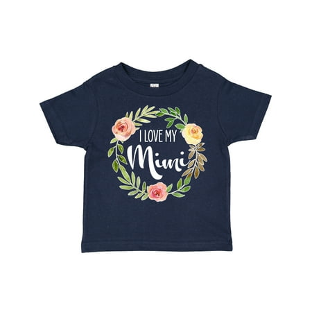 

Inktastic I Love My Mimi- Flower Circle Gift Toddler Boy or Toddler Girl T-Shirt