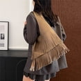 thumbnail image 3 of Bolso Retro Hombro para Mujer Borla Cuero PU Slouchy Viajes, 3 of 9