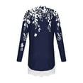 thumbnail image 5 of Favoffer Girls' Gradient Lace Hem Top Long Sleeve Crewneck Shirt Fall Casual Sports Play Photo Outfit, Kid 4-15 Years, 5 of 6