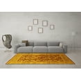 thumbnail image 3 of Ahgly Company Machine Washable Indoor Rectangle Oriental Yellow Traditional Area Rugs, 8' x 12', 3 of 4