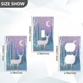 thumbnail image 7 of Yayeee Blank Wall Plate Cover 1-Gang 4.5"x2.7" Home Unused Decorative Outlet, Purple Night Deer, 7 of 7