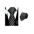 thumbnail image 5 of Beauty-Emily Men's 4-Piece Striped Suit Set, Blazer, Vest, Pants, Striped Tie, for Wedding, Business, Party, Banquet, Prom, Formal Events, Graduation, 5 of 8