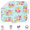 thumbnail image 2 of Dish Drying Mat Drainer Pads - Extra Large Microfiber Drying Mats for Dishes Kitchen Counter Super Absorbent Pads for Draining Racks (Floral,18"x24" ), 2 of 6
