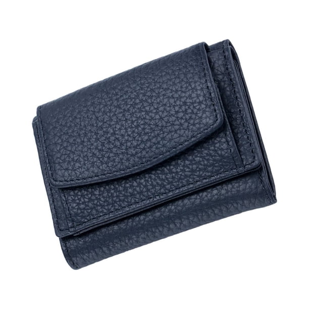 Qarigey Carteras de moda para mujer - Regalos Mini cartera extranjera de bolsillo para mujer. Carteras azul