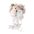 thumbnail image 3 of Ramo de novia con rosas artificiales, decoración romántica para damas de honor. Estilo a, 3 of 9
