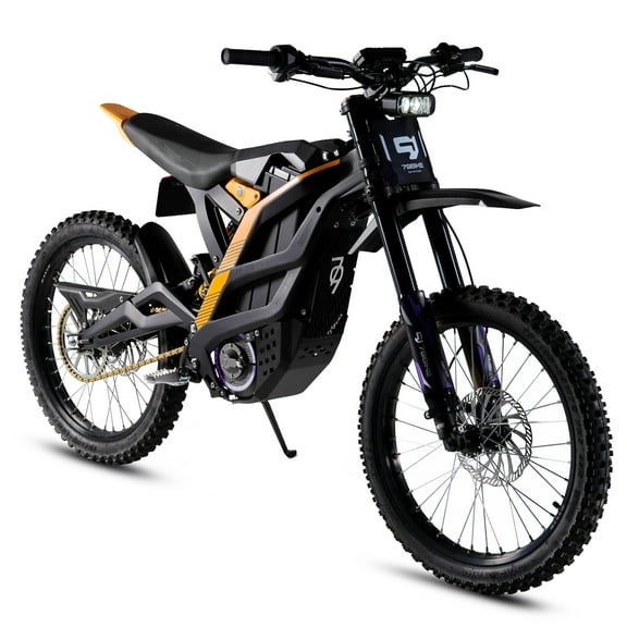 79BIKE Falcon Pro 5000W Electric Dirt Bike for Adults, Off-Road Ebike for Adults with 72V 35AH Battery & All-Terrain 19" Tire 56MPH Yellow