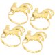thumbnail image 1 of unbranded 4Ud De Servilleta Dorados Chic En Aleación Para Uso En Eventos, 1 of 6