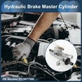 thumbnail image 3 of Unique Bargains Brake Master Cylinder  No.5110077500 for Suzuki CARRY BUS ST90 1982-1999 Hydraulic Master Cylinder Silver Tone,White Aluminum Alloy,Plastic 1 Pc, 3 of 7