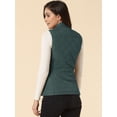 thumbnail image 4 of Chaleco Acolchado Ligero Allegra K para Mujer Bosque Verde L, 4 of 6