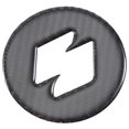 thumbnail image 3 of Real Carbon Fiber Steering Wheel Center Sticker Cover for Suzuki Jimny 2019 2020, 3 of 5