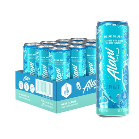 Alani Nu Blue Slush Sugar Free Energy Drink (Pack of 12)