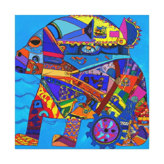 Sea Lion Clockwork Wonders - Canvas