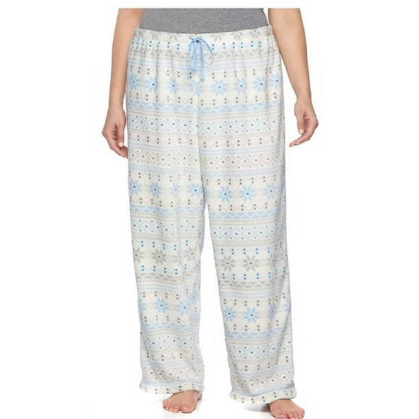 Croft & Barrow - New Croft & Barrow Womens Plush Pajama Pants X-Large - Walmart.com - Walmart.com