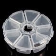 thumbnail image 3 of Baoblaze 4x8 Value Round Transparent Electronic Components Storage Assortment Case 4 Pcs, 3 of 7
