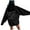 Black, variant on Women's Casual Hoodie with Bow Print Autumn Winter Pullover Sweatshirt Comfortable and Stylish Womens Side Zip Hoodie Casual Winter Jacket Women Hoodies plus Size Jacket Snap Button Hoodie