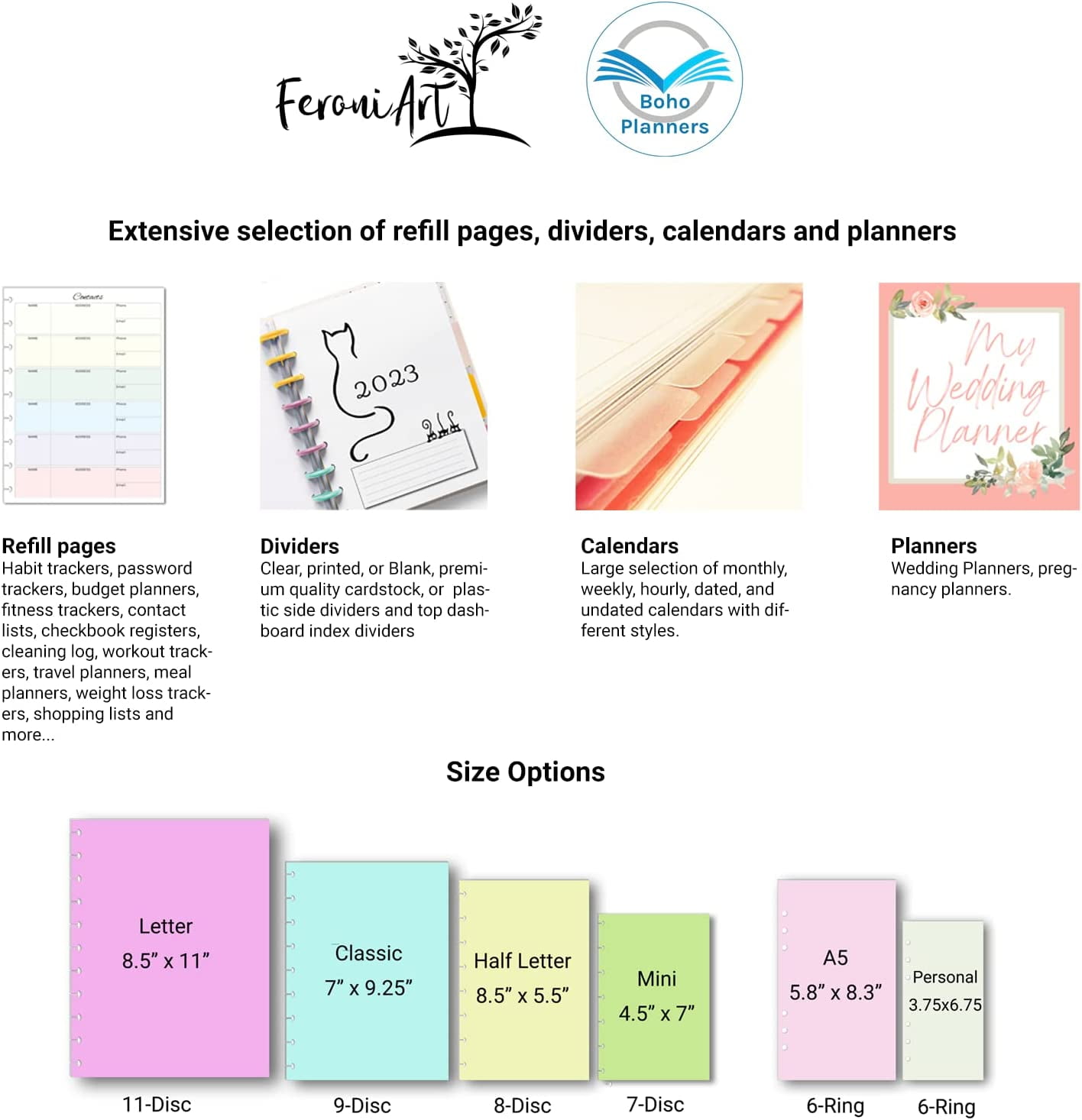 Weekly Planner Undated Refills - Junior Size 53 Sheets/106 - View #5