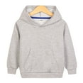 thumbnail image 2 of Atogsazn Children's Boys Hoodies Kids Long Sleeve Hooded Sweatshirts Pullover Fall Winter Clothes Outfit 02-Gray 4-5 Years, 2 of 5