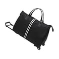 thumbnail image 3 of Bolsa de lona con ruedas para hombre y mujer, ideal para estancias nocturnas y acampadas. 58 cm x 22 cm x 40 cm, 3 of 9
