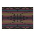 thumbnail image 1 of Ethnic Cutting Board, Tribal Trinagles Motif on Colorful Stripes Artistic Folk Pattern, Decorative Tempered Glass Cutting and Serving Board, in 3 Sizes, by Ambesonne, 1 of 2
