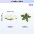 thumbnail image 3 of Uxcell 30-Pack Cabezas de Peonías Artificiales, Cabeza de Peonía de Seda Falsa de 2.4 Pulgadas para Boda/Ramo/Pared de Flores [Beige, 6cm], 3 of 7