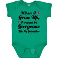 thumbnail image 3 of Inktastic Gorgeous Like My Godmother Girls Baby Bodysuit, 3 of 5