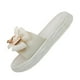 thumbnail image 2 of Sandalias de moda para mujer, zapatillas de plataforma, zapatos con lazo, sandalias antideslizantes. 36 37 Blanco, 2 of 9