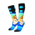 thumbnail image 2 of Saiise Bluey Funny Socks Men Women Boys Kids Adults Novelty Graphic Crew Tube Socks Crazy Design Casual Dress Socks for Sports,Running,Travel, 2 of 7