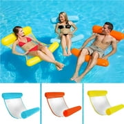 Outdoor Foldable Water Hammock Single People Environmentally Friendly Increase Inflatable Air Mattress Beach Lounger Floating Sleeping Bed Chair