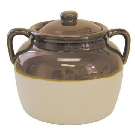Small Bean Pot - r&m international 7621 traditional style 4.5-quart large ceramic bean pot with lid, brown