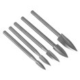 thumbnail image 4 of 5 Pieces Wood Carving Bits HSS Engraving Drill Bit for Grinding Model Making, 4 of 7