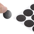 thumbnail image 3 of Uxcell Self-adhesive Screw Hole Covers Caps Dustproof Sticker Dark Coffee with Grain 1Sheet, 3 of 5