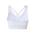 thumbnail image 2 of Xfvqtps Sports Bras for Women No Underwire Cross Back Padded Elastic Comfortable Breathable Yoga Bra White, 2 of 5