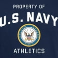 thumbnail image 3 of CafePress - Property Of U.S. Navy Athletics Dark T Shirt - Men's Classic Graphic Cotton T-Shirt, 3 of 4