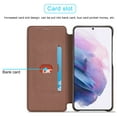 thumbnail image 4 of SaniMore for Samsung Galaxy S22 Plus 6.6" Case [RFID Blocking], Camera Protection Card Slot Ultra-Thin PU Leather Magnetic Wallet Cover with Practical Bracket Shockproof Protective Shell, Coffee, 4 of 8
