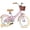 Pink, variant on ACEGER 16 Inch Girls Bike with Basket, Pink, Training Wheels, Ages 4-8