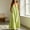 Light Green, variant on Morttic Women's Sexy Spaghetti Strap V-Neck Maxi Dress with Pockets – Flowy A-Line Summer Sundress Casual Daily Wear Light Blue,S