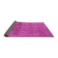 thumbnail image 2 of Ahgly Company Indoor Square Oriental Pink Industrial Area Rugs, 5' Square, 2 of 4