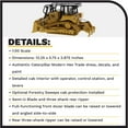 thumbnail image 4 of CAT Caterpillar D6 Track Type Tractor Dozer with SU Blade and Operator "High Line" Series 1/50 Model by Diecast Masters, 4 of 8