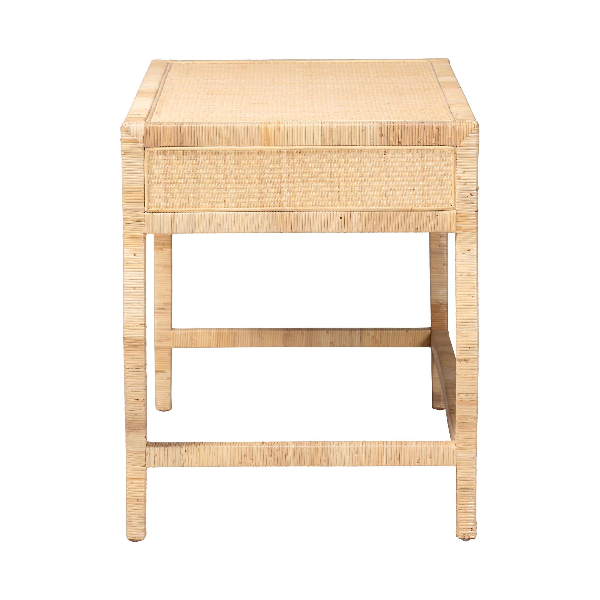 bali & pari Dalida Boho Desk, 2-Drawer, Natural