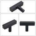 thumbnail image 3 of Perillas de gabinete negras Peaha, perillas en T de 2 "de largo para gabinetes, perillas de cajón Phj22Bk, herrajes de cocina de acero inoxidable, 3 of 6