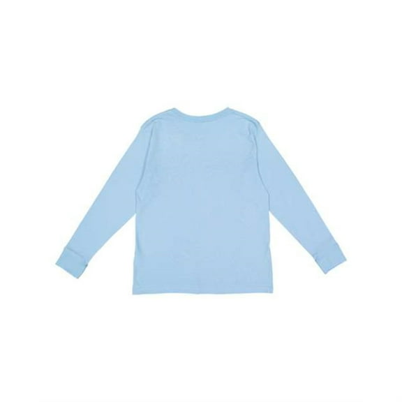 LAT Fine Jersey Long Sleeve T-Shirt (6201) Light Blue, XL