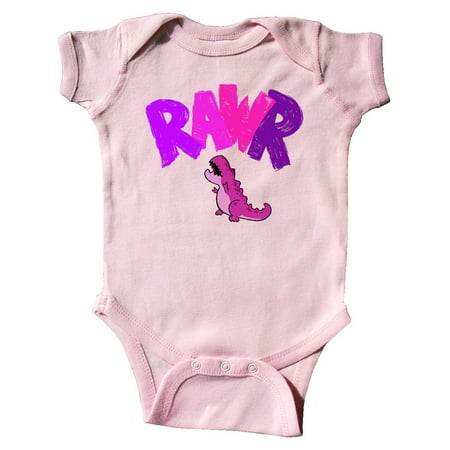 

Inktastic Lil Purple Tyrannosaurus Rawr Gift Baby Boy or Baby Girl Bodysuit