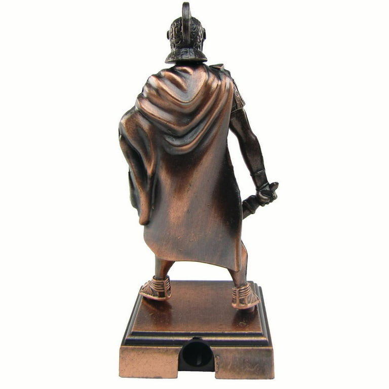 Bronze Metal Roman Gladiator w/ Warrior Mask Pencil Sharpener Bronze Metal Roman Gladiator w/ Warrior Mask Pencil Sharpener
