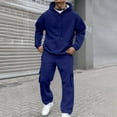 thumbnail image 6 of Sweatsuits For Men Big And Tall, Mens Tracksuit 2 Piece Hoodie Lounge Sets Outfits Pockets Sweatpants Sport Jogger Sweatsuit, 6 of 10