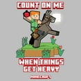 thumbnail image 2 of Mens Minecraft Count On Me T Shirt, 2 of 3