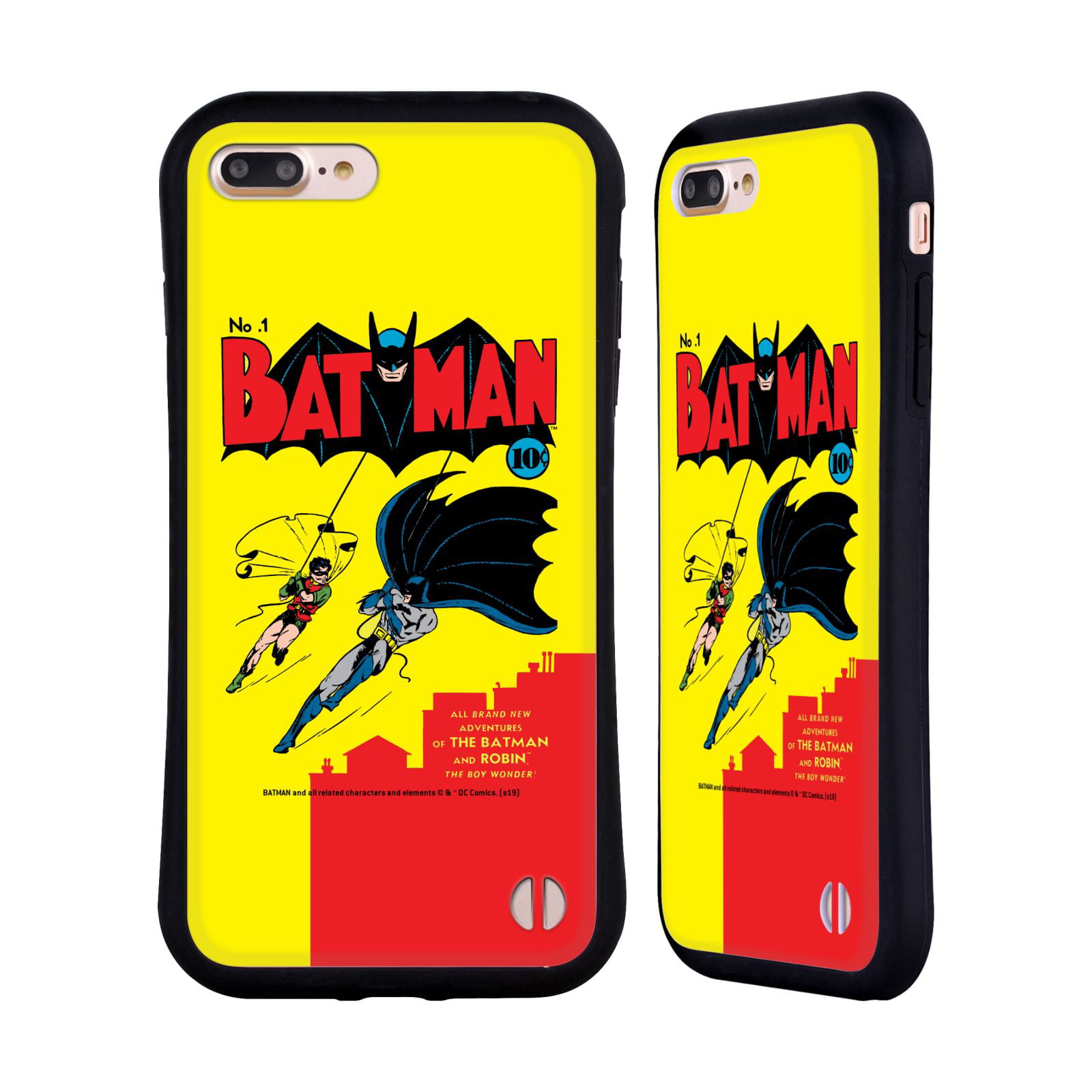Head Case Designs Officially Licensed Batman DC Comics Famous Comic Book Covers Robin Number 1 Hybrid Case Compatible with Apple iPhone 7 Plus / iPhone 8 Plus -